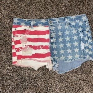 RUE 21 denim shorts size 11/12 women’s